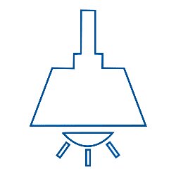 Установка светильников